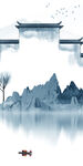 高档 轻奢玄关山水 TIF分层