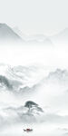 极简 清晰玄关山水 tIF分层