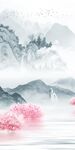 别墅 高端玄关山水 tIF分层