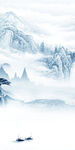 高档 清晰玄关山水 tIF分层