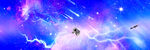 梦幻流星宇宙太空