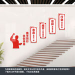 企业楼梯墙