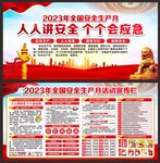 安全生产月展板