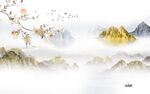最新 中式山水新画 Tif分层