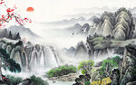 高端 高清山水新画 Tif分层
