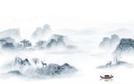 大气 中式热卖山水 tiF分层