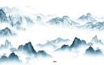 高档 高清中式山水 Tif分层