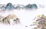 清晰 轻奢客厅山水 TIF分层