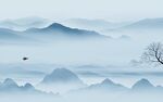 现代 高端背景山水 tiF分层