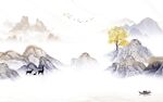 新款 高清电视山水 tif分层