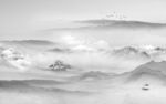 现代 新传灰色山水 TIf分层