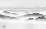 高端 意境灰色山水 TIf分层