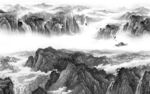 大气 灰色高端山水 TIf分层