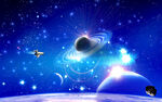 蓝色星空
