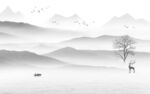 高清 中式高端山水 tIf分层