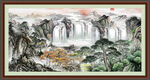 山水风景画 