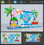夏日美陈DP点堆头布置