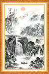 国画新中式水墨画