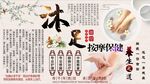 沐足养生背景墙