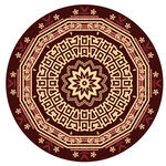 圆形中式传统花纹