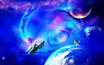 蓝色星空