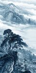 大气 高清山水玄关 Tif分层