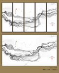 山水抽象画