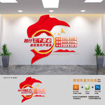 践行三个务必党建文化墙