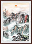 泰山日出五岳独尊
