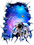 3D宇宙星空立体画背景