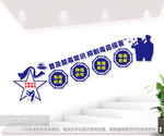 禁毒所楼梯文化墙图片