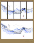 水墨山水画
