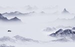 大气 山水新背景墙 TIf分层