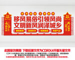 移风易俗文化墙