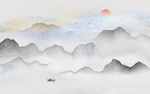 水墨山水画