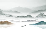 高端 现代中式山水 TIf分层