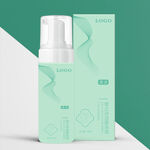 洁面泡泡包装效果图