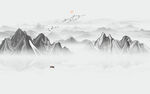 水墨山水画