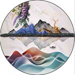 圆形装饰画 