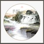 玄关山水画