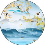圆形装饰画 