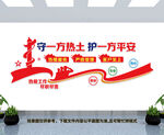 保安公司文化墙
