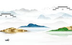 最新 高档客厅山水 tif分层