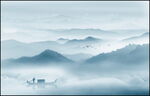 水墨画山水