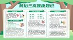 防治三高健康教育专栏