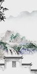 高端 新中式玄关画 TiF分层