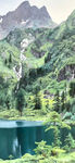 玄关高山流水风景