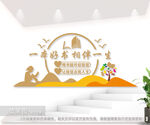 阅览室文化墙图片