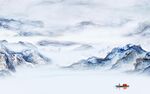客厅 高清现代山水 TIF分层