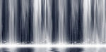 瀑布流水生财装饰画